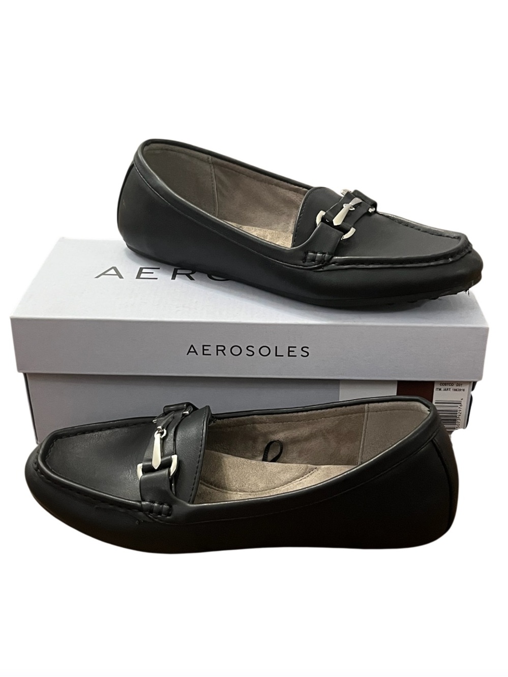 Aerosoles Women’s Day Driving Style Loafer Black Size 9